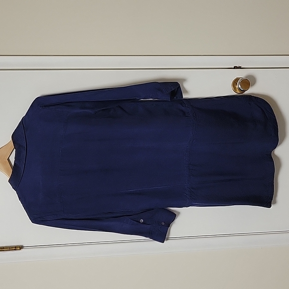 BB Dakota - Medium, dark blue button down dress - Picture 2 of 2